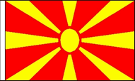 Macedonia Table Flags